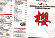 Sakura menu