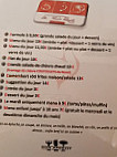 La Poule Rouge menu