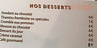 Le Petit Bistrot La Duranne menu