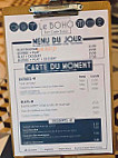 Le Boho Restaurant-bistrot Bar Tapas à La Française menu