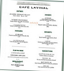 Café Lavinal menu