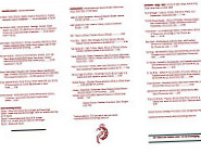 Big Meadow 105 menu