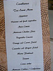 Tea Clipper menu