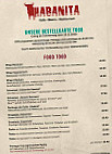 Habanita - Cafe, Bistro, Restaurant menu