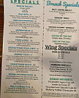 Stripers Grill menu