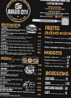 Burger City menu