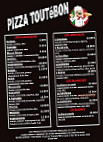 Pizza Toutébon menu