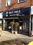 Tim's Table outside