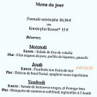 L'endroit menu