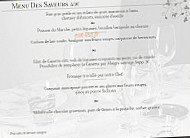 Boat Aux Saveurs menu