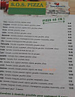 Sos Pizza menu