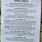 Jordan Street Cafe menu