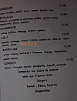 La Barricade menu