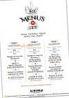 L'auberge De L'aygues menu