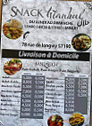 Snack Istanbul menu