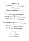 Hôtel Des Voyageurs menu