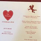 Sporting Club menu