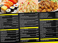 Noodle And Sushi Paradise menu