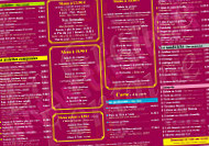 La Grande Fontaine menu