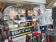 Wolf's Bbq outside