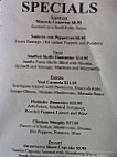 Vitale's Delicatessen menu