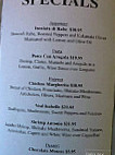 Vitale's Delicatessen menu