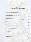 Des Amandiers menu