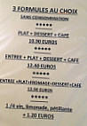 Le Midi menu