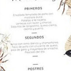 Valdevez menu