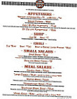 The Depot Cafe menu