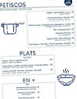 Velvette menu