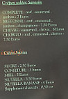 Café De La Place menu