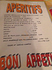 Pizzeria Arnaud menu