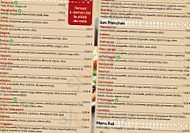 Rana Pizza menu