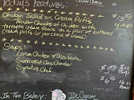 Two Doors Down Coffee Bakery menu