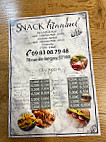 Snack Istanbul menu