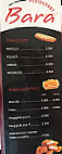 Kebab Restaurant Bara menu