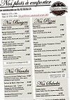 Le Fournil Du Verdon menu