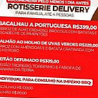 Império Bbq menu