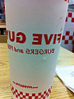 Five Guys Burgers Fries food