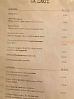 l'Escale menu