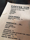 Coffee Ten menu