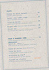 Le Chalet Au Bord De L'eau menu