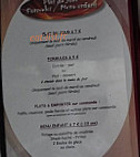 Cafe Restaurant De La Paix menu