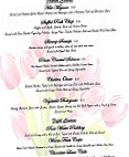 Villa Roma Resort menu