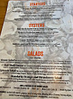 The Half Shell menu