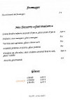 Fontaine des Saveurs menu