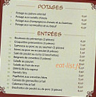 La Maison Chinoise menu