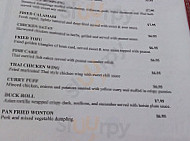 Eathai menu