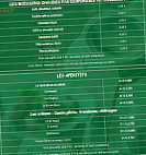 Le Tchapalo menu